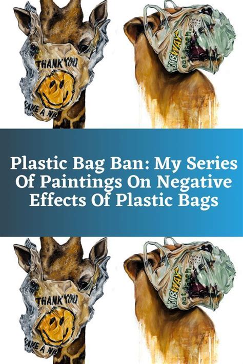 Plastic bag ban my series of paintings on negative effects of plastic bags – Artofit