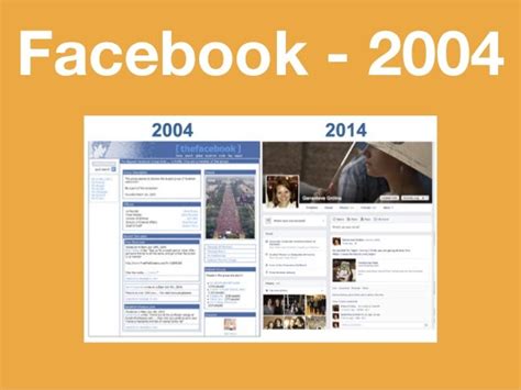 Facebook - 2004