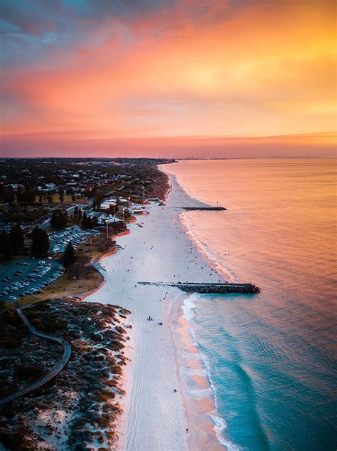 From Miles Away - City Beach Sunset, Perth, Western Australia