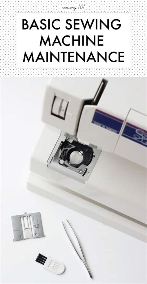 sewing 101: basic sewing machine maintenance - see kate sew