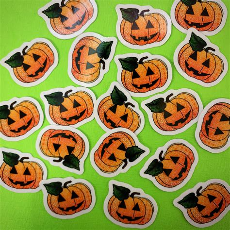 Mini Pumpkin Sticker (WATERPROOF)