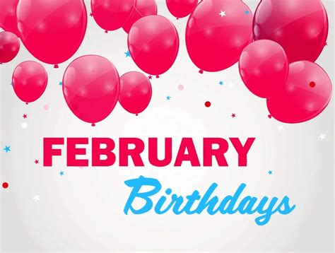 feb birthdays