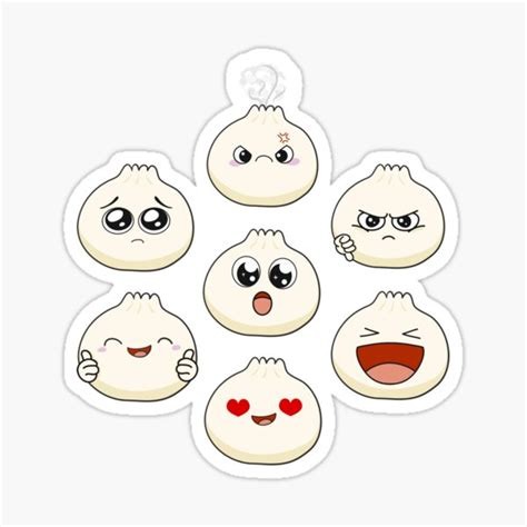 "Emotional Bao" Sticker for Sale by knockknock313 | Redbubble