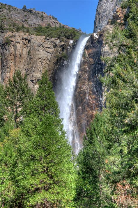 Bridalveil Falls, Yosemite National Park by Alan W Cole