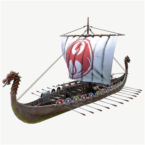 Viking Ship 3D Models for Download | TurboSquid