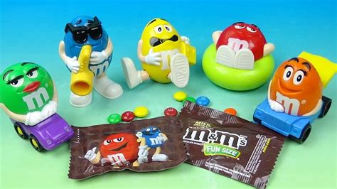 1997 M&M's Candy Dispensers Set of 5 Burger King Kids Meal Toys Video ...