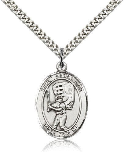 St. Sebastian "Baseball" Medal – St. Michael's Books & Gifts