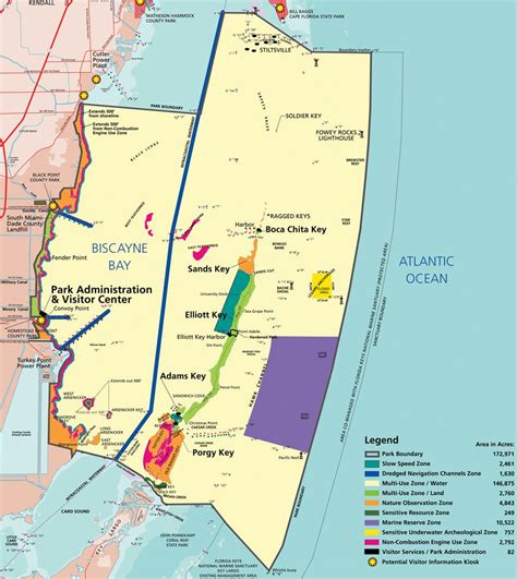 Biscayne national park map | Biscayne national park, National parks map, National parks