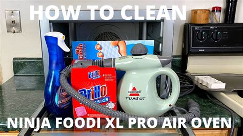 NINJA FOODI XL Pro AirOven- How To Clean and What Works - YouTube