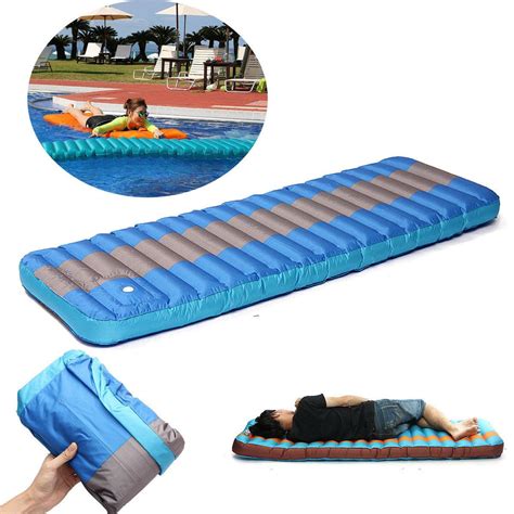 IPRee® Outdooors Camping Inflatable Mat Portable Sleeping Mattress Moisture Proof Pad | Camping ...