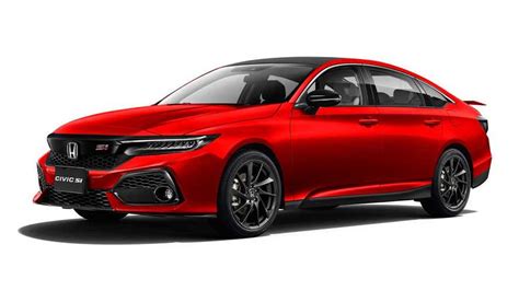 New 2022 Honda Civic Renderings Preview Simplified Si Model - CarsRadars