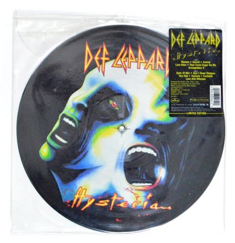 Vintage 80s Def Leppard Hysteria Picture Disc Album Record Vinyl LP | eBay