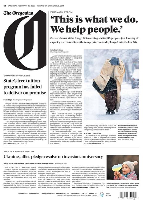 The Oregonian opens digital newspaper to all as public service in 2023 ...