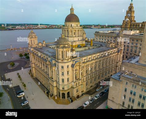 Port of Liverpool Building was built in 1907 on Pier Head in Liverpool ...