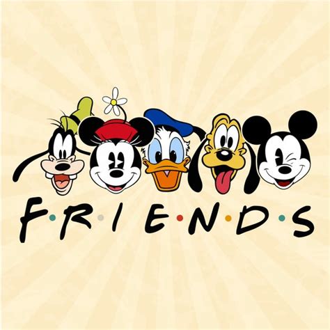 Mickey and Friends Svg Mickey and Friends Png Disneyfriends - Etsy UK