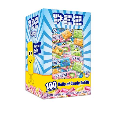 Sour Mixed Pack PEZ Candy Refills in display Box - 100 rolls | PEZ Official Online Store