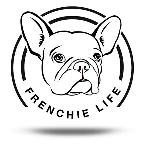 Black And White French Bulldog Svg