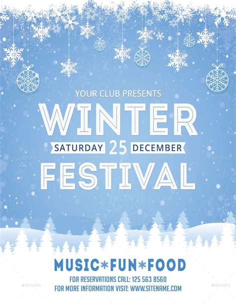 Winter | Festival posters, Winter holidays, Holiday festival