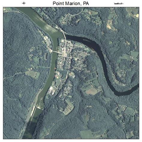 Aerial Photography Map of Point Marion, PA Pennsylvania