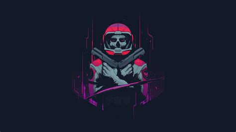 Cyberpunk Astronaut Minimal 4K Wallpaper, HD Minimalist 4K Wallpapers ...