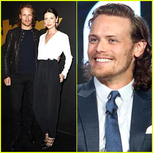 Outlander’s Sam Heughan & Caitriona Balfe Are Not Dating! | 2016 Golden ...