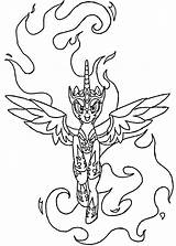 Celestia My Little Pony coloring Pages  Reswings sketch template