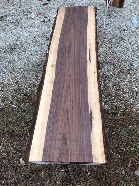 Black Walnut Slab/ Live Edge Walnut/ Live Natural Edge Lumber | Etsy | Live edge slab, Natural ...