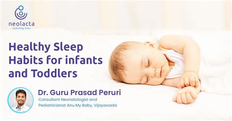 Healthy Sleep Habits for Infants and Toddlers - Neolacta