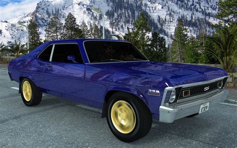 Blue Chevy Nova by vatorx on DeviantArt