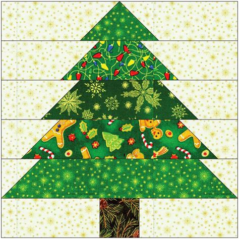 Christmas tree quilt block patterns, Christmas quilting projects ...