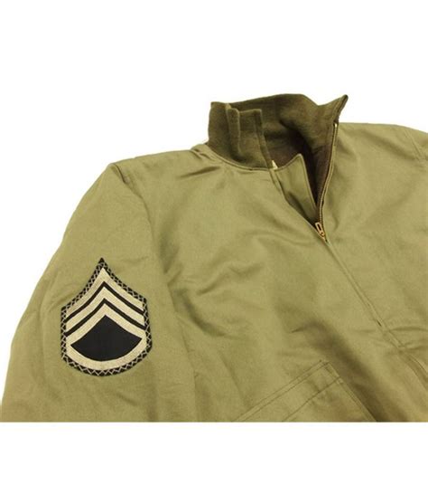 Brad Pitt Fury Jacket | Wardaddy Military Bomber Jacket - Jackets Expert