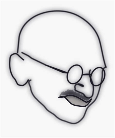 Mahatma Gandhi Sketches Outline Clipart , Png Download - Mahatma Gandhi Sketches Outline ...