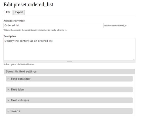 Semantic Fields | Drupal.org