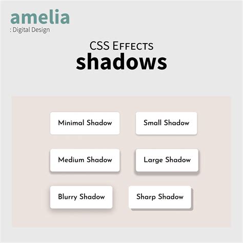 CSS Shadow Effects by Ameliaruzek | Codester