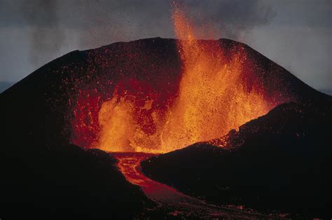 Volcanic Eruption, Spatter Cone Photograph by Tui De Roy