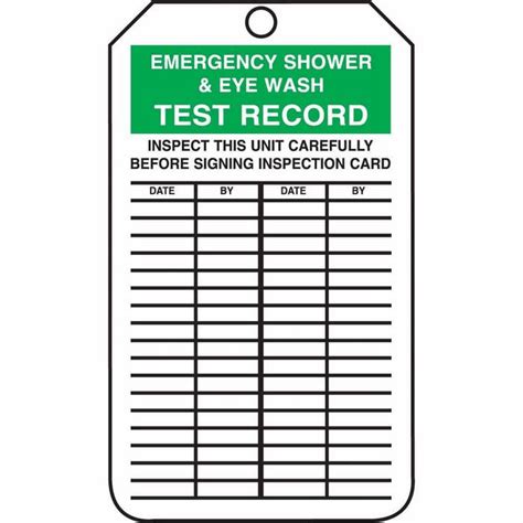 Eye Wash Station Checklist +Spreadsheet / Emergency Eyewash Station ...