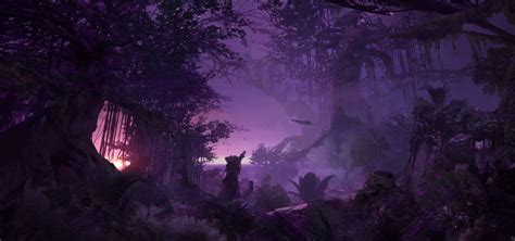 fantasy themed rain forest wallpaper digital art #artwork #jungle # ...