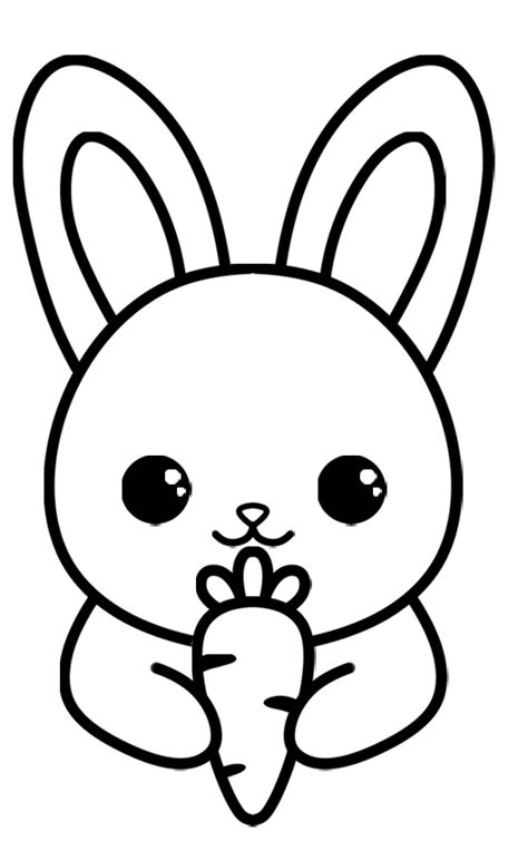 Hình vẽ dễ thương cute drawing rabbit Cho trẻ em và người hâm mộ vẽ tranh