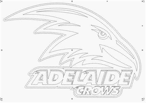 AFL SVG Adelaide Crows Logo Vector File Digital Download - Etsy Australia