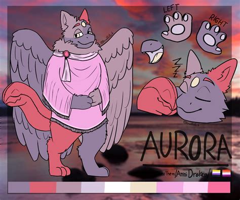 Aurora reference sheet! by Krostata6 on DeviantArt