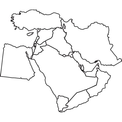 Middle East Political Map Geo Map Asia Political Map Of