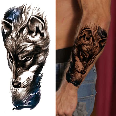 Demon Wolf Tattoo