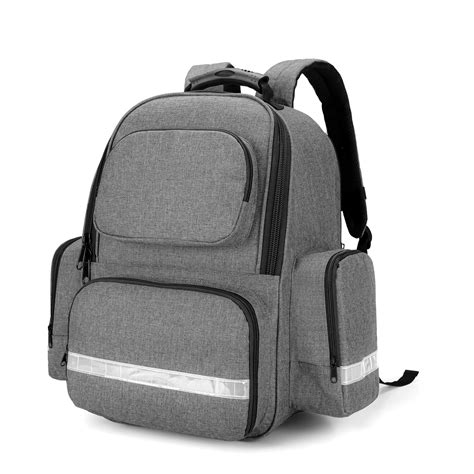 Buy Trunab First Responder Bag Trauma Backpack Empty, Emergency Medical Bags Storage Jump Bag ...