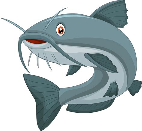 Cartoon catfish illustration 9339959 Vector Art at Vecteezy