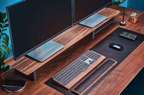 Elevated Desktop Organization Systems | Desk shelves, Home office setup ...