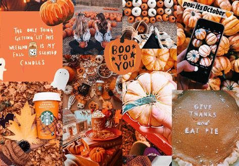 🔥 Download Autumn Collage Wallpaper Ideas For Pc Laptop Boo To You by ...