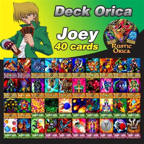 Joey Wheeler Deck 40 cards Orica Anime or TCG-EN Yugioh Duel Monsters | Yugioh, Yugioh cards, Anime