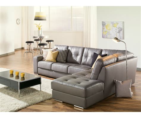 20+ Modern Grey Leather Sofa Living Room Ideas - DECOOMO