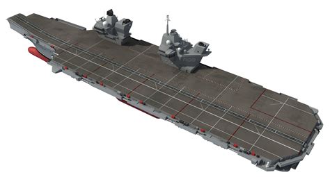 Queen Elizabeth Aircraft Carrier 3D Model – 3D Horse