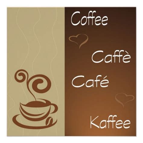 coffee hour personalized invitations | Zazzle